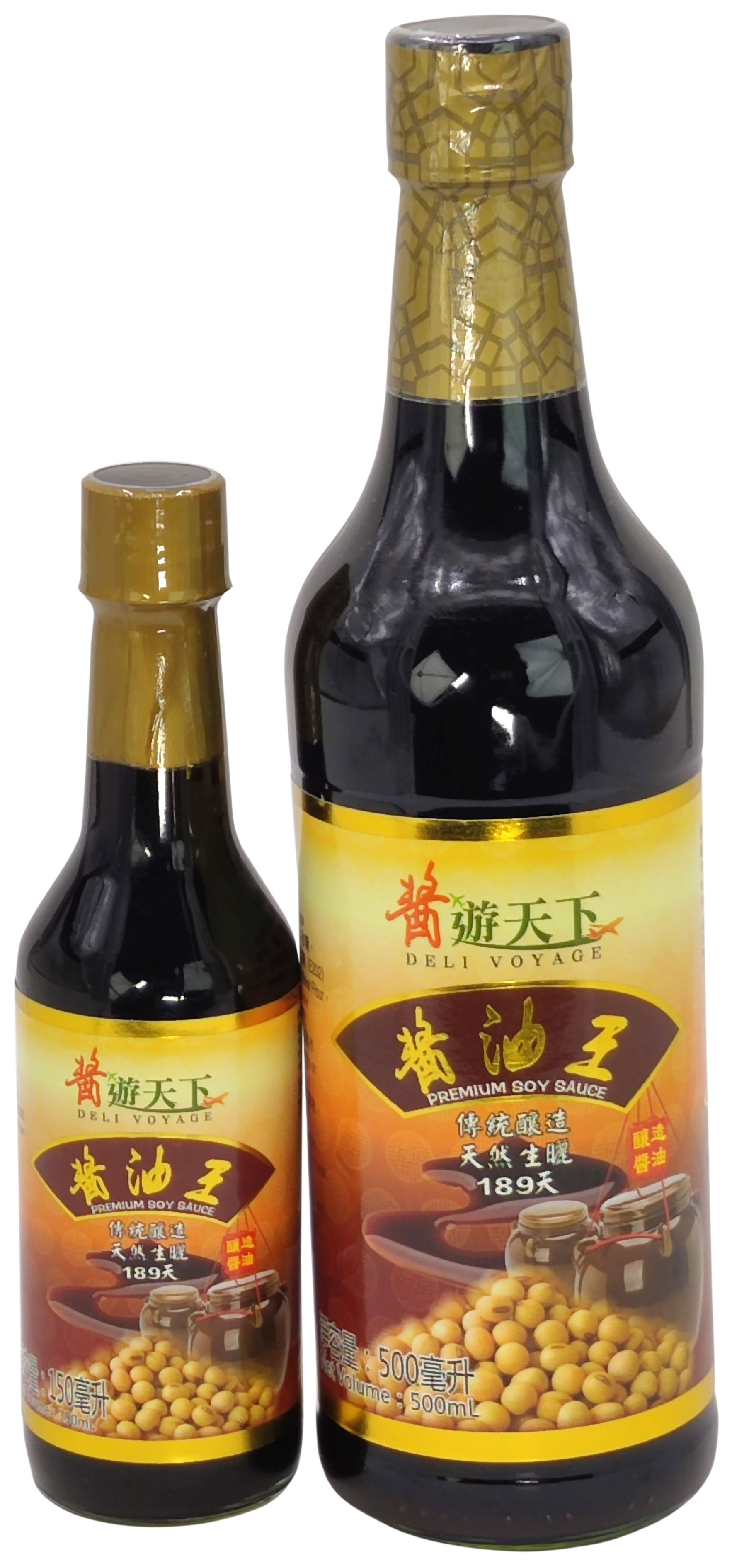 产品封面图片：酱游天下 - 酱油王 500ml & 150ml