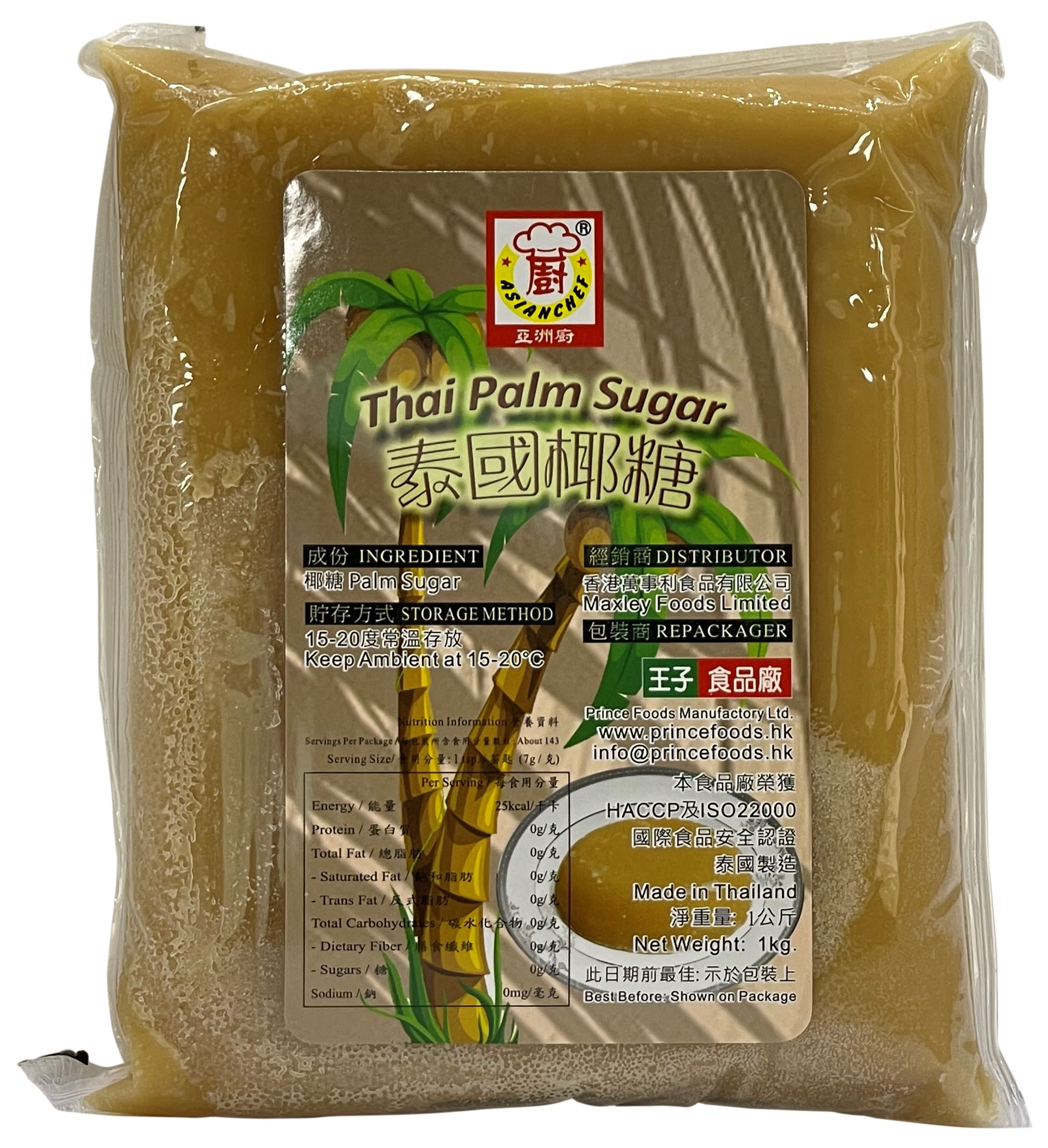 产品封面图片：王子亚洲厨 - 泰国椰糖 1kg