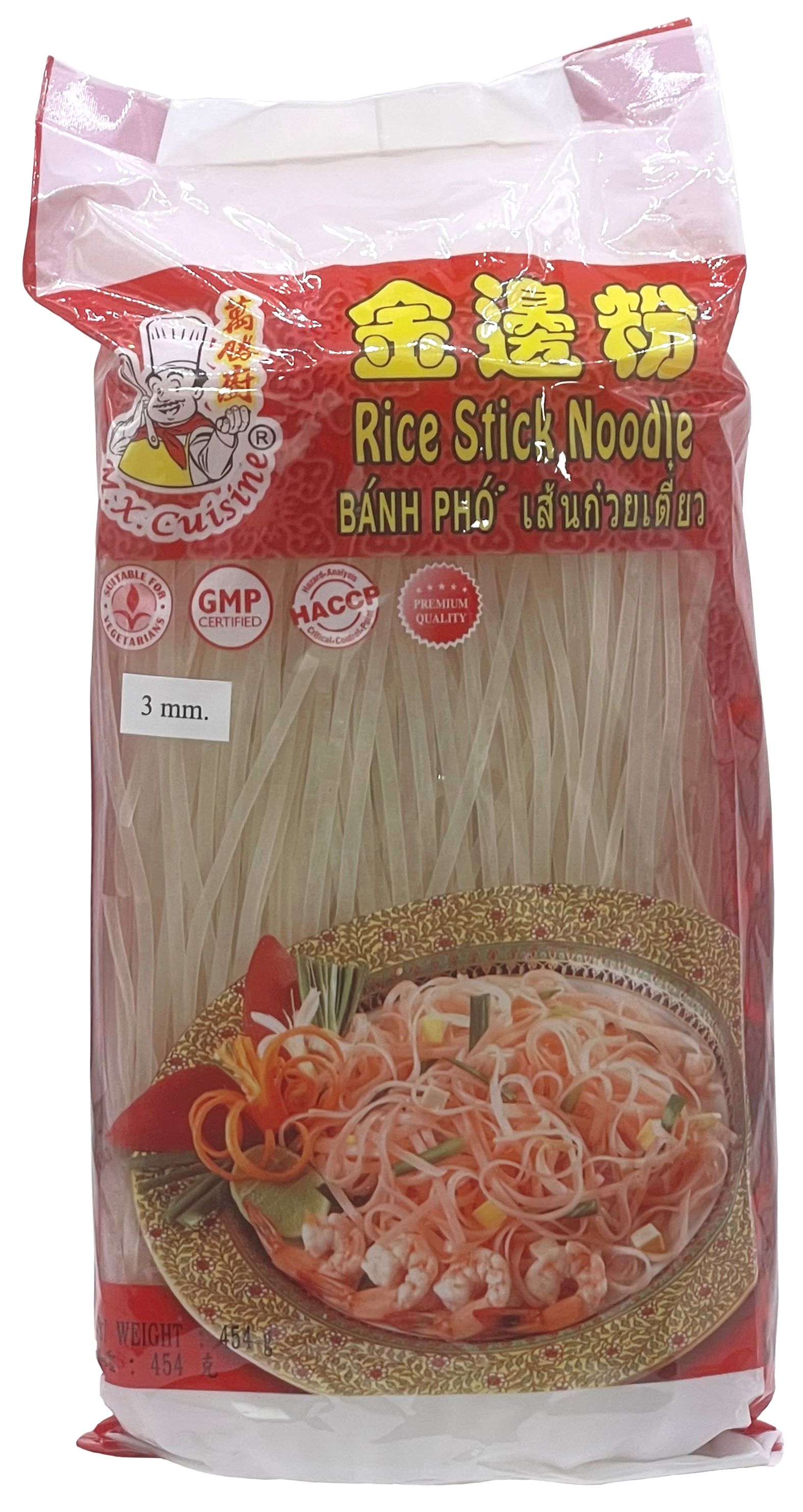 Product Cover Image: M.X. Cuisine - Rice Stick Noodle (3mm) 454g