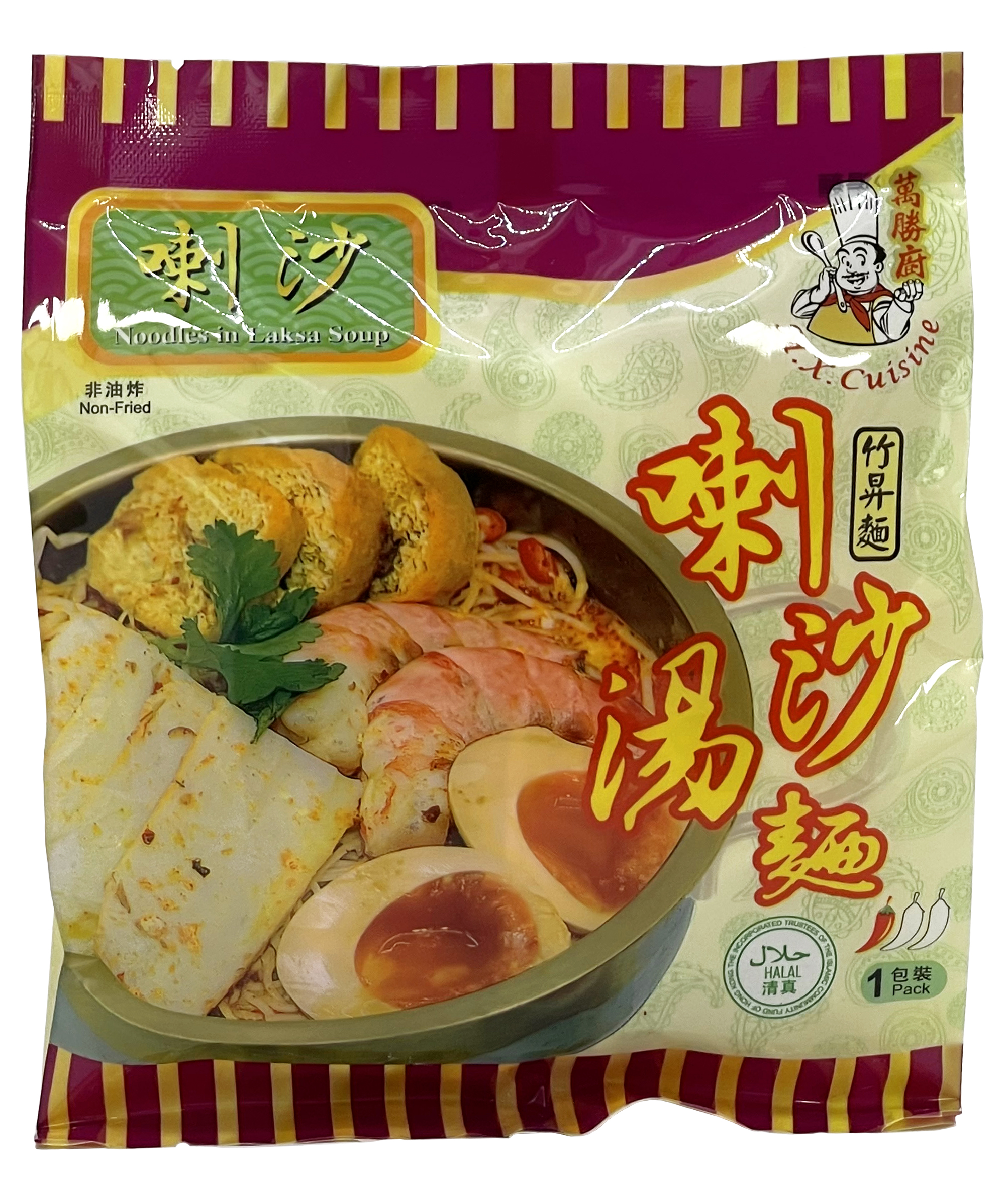 產品封面圖片：萬勝廚 - 喇沙竹昇麵  90g